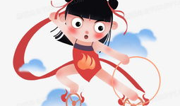 哪吒照片漫画,英勇少年斗妖魔，漫画再现传奇风采